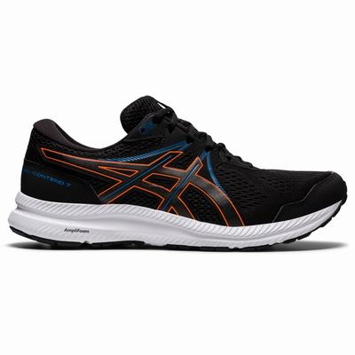 Asics Gel-Contend 7 - Miesten Juoksukengät - Mustat/Kultaiset Oranssi